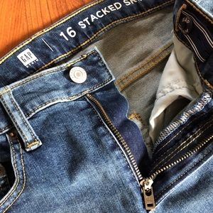 Gap Skinny Stacked Jeans sz 16